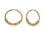 22K Multi Tone Hoop Earrings W/ Gold Shambala Beads, 6.7 Grams | 


Create chic and sleek attire with the simplicity of beautiful gold designs such as this pair o...