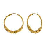 22K Yellow Gold Hoop Earrings W/ Gold Shambala Beads | 


Add depth and texture to your everyday wear with the facets of gold set in beautiful design li...