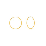 22K Yellow Gold Thin Hoops, 2.2 Grams | 



Slim and slightly detailed pair of 22K yellow gold hoops, excellent for both casual and dress...