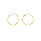 22K Yellow Gold Thin Hoops, 2.2 Grams | 



Slim and slightly detailed pair of 22K yellow gold hoops, excellent for both casual and dress...