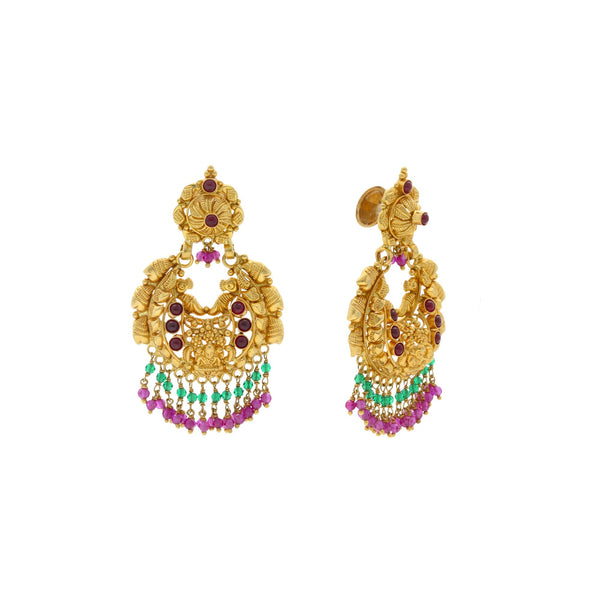 22K Yellow Gold Earrings W/ Ruby and Filgree Art & Splendid Design | 


The perfect mix of modern and traditional charm is what this pair of earrings offers to the we...