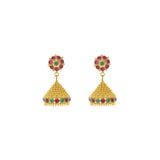 22K Yellow Gold Emerald & Ruby Jhumki Drop Earrings, 10.8 grams | 


A shiny and tiny pair of earrings that goes with all types of clothes in your wardrobe and is ...