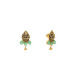 22K Yellow Gold Laxmi Earrings W/Emerald, 5.9 grams | 


Nothing can match the beauty and grace that a pair of traditional jhumakas can add to your ens...