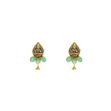 22K Yellow Gold Laxmi Earrings W/Emerald, 5.9 grams | 


Nothing can match the beauty and grace that a pair of traditional jhumakas can add to your ens...
