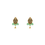 22K Yellow Gold Laxmi Earrings W/Emerald, 5.9 grams | 


Nothing can match the beauty and grace that a pair of traditional jhumakas can add to your ens...