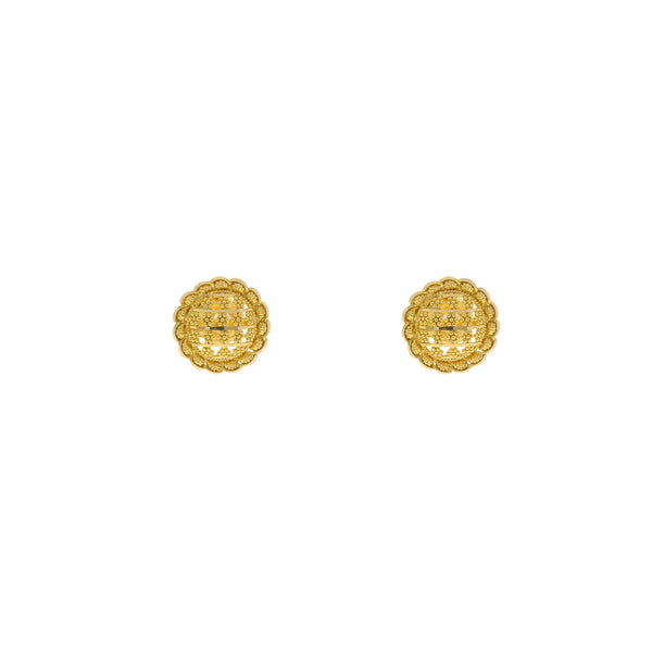 22K Yellow Gold Flower Shaped Stud Earrings, 4.7 grams | 


The pair of earrings that's probably been made more than any other jewellery! An intricate 22K...