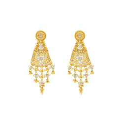 22K Multi-Tone Gold Arunima Earrings