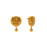 22K Yellow Gold Temple Stud Earrings | 


Add a touch of class and culture to your look with a dainty pair of 22K Yellow Gold Temple Stu...