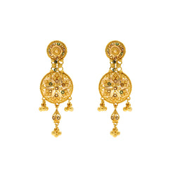 22K Yellow Gold Indali Earrings