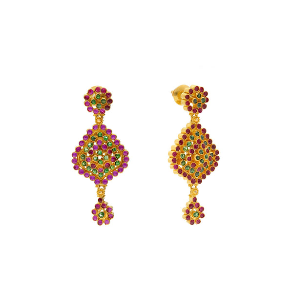 22K Yellow Gold Dangling Divya Earrings | 


Light up the room with a pair of our 22K Yellow Gold Dangling Divya Earrings. These luxurious ...