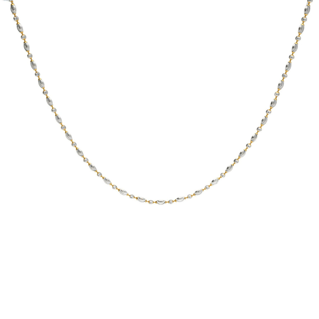 22K Gold Fancy Chain, Length 16inches | 


Classic 22K yellow gold chain crafted meticulously to match your taste; lightweight everyday w...