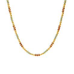 22K Gold & Enamel Colorful Krishna Chain