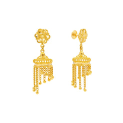 22K Gold Jhumki Earrings