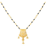 22K Gold Eternity Mangalsutra Chain Necklace | 


The 22K Gold Eternity Mangalsutra Chain Necklace is truly one of a kind. The dainty black bead...