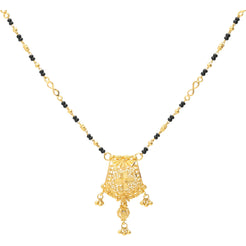 22K Gold Eternity Mangalsutra Chain Necklace