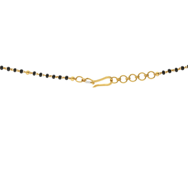 22K Gold Eternity Mangalsutra Chain Necklace | 


The 22K Gold Eternity Mangalsutra Chain Necklace is truly one of a kind. The dainty black bead...