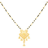 22K Gold Omala Mangalsutra Chain Necklace is simply and elegant. | 


The 22K Gold Omala Mangalsutra Chain Necklace is simply and elegant. The dainty black beads an...