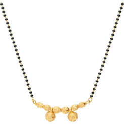 An image of the 22K Gold Mangalsutra Chain from Virani Jewelers.