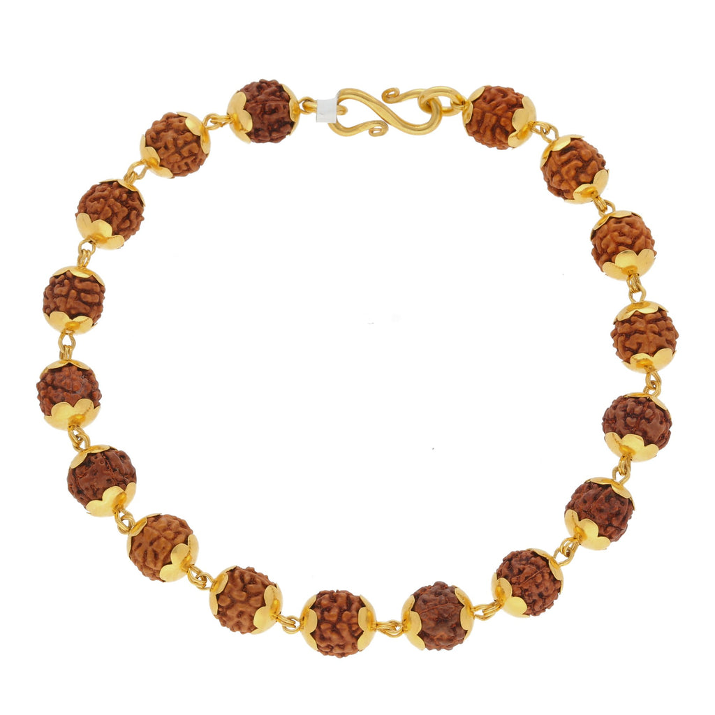 22K Yellow Gold Men Rudraksha Bracelet | 


A traditionally designed 22K gold men's bracelet rudraksh made especially for men. This piece ...