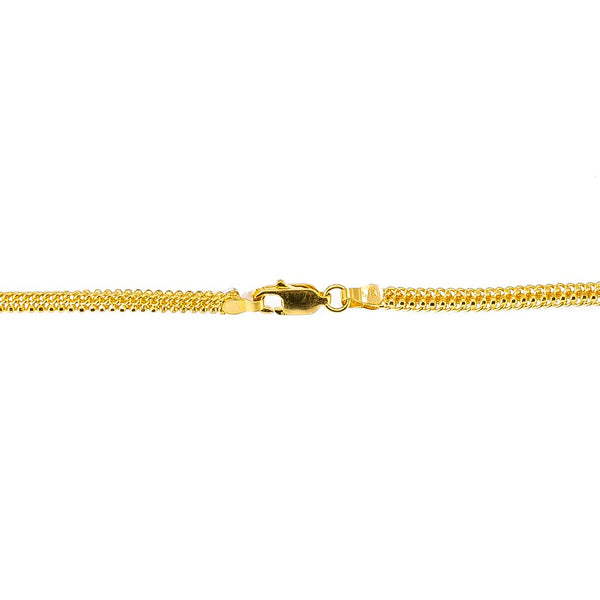 22K Yellow Gold Round Link Chain, 24.2 gm | Add the radiance and sophistication of 22 karat gold to any outfit with this beautiful yellow gol...