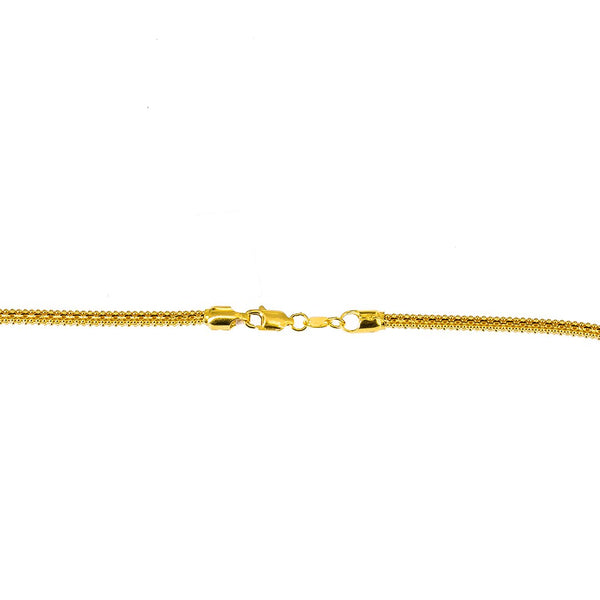 22K Yellow Gold Round Link Chain, 33.8 gm | Invest in the best 22K gold jewelry available by ordering this beautiful round link chain from Vi...