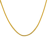 22K Yellow Gold Round Link Chain, 33.8 gm | Invest in the best 22K gold jewelry available by ordering this beautiful round link chain from Vi...