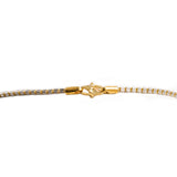 22K Multi Tone Gold Chain W/ Textured Balls & Draped Rounded Column-Bead Strands |  22K Multi Tone Gold Chain W/ Textured Balls & Draped Rounded column-Bead Strands, 15.9 Grams...