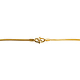 22K Multi Tone Gold Chain W/ Yellow & White Gold Draped Chain Accent |  22K Multi Tone Gold Chain W/ Yellow & White Gold Draped Link Chain Accent for women. This be...