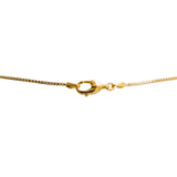 22K Multi Tone Gold Chain W/ White & Rose Gold Detailed Pipe Beads, Size 18 |  22K Multi Tone Gold Chain W/ White & Rose Gold Detailed Pipe Beads, Size 18 for women. This ...