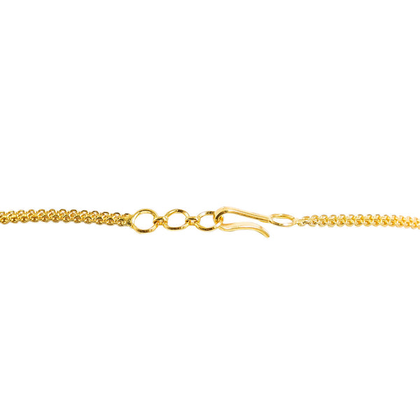22K Yellow Gold Necklace & Earrings Set W/ Black Sapphires |  22K Yellow Gold Necklace & Earrings Set W/ Black Sapphires  for women. The breathtaking 22K ...