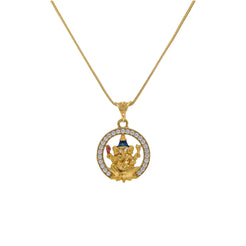 An image of an Indian pendant featuring Ganesh from Virani Jewelers.