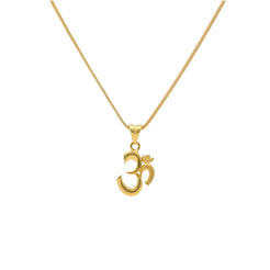 An image of the Om symbol Indian pendant from Virani Jewelers.