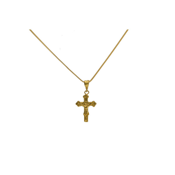 22K Yellow Gold Bottony Cross Pendant W/ Crucified Christ | 


Explore meaning jewelry wrapped in culture and fine gold like this 22K yellow gold bottony cro...