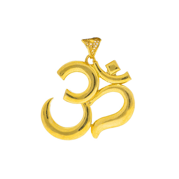 22K Yellow Gold Om Symbol Pendant | 


Enjoy the perfect simplicity of minimalism with this most elegant 22K yellow gold Om pendant f...