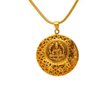 22K Yellow Gold Sacred Temple Pendant | 
Pay homage to Indian culture with the 22K Yellow Gold Sacred Temple Pendant from Virani. This lu...