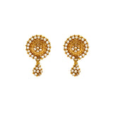 22K Yellow Gold & Polki Stone Earrings | 


The 22K Yellow Gold Polki Stone Earrings are the perfect studs for everyday wear. These beauti...