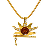 22K Gold Rudraksha Pendant | 
Protect your energy with the 22K Gold Rudraksha Pendant from Virani Jewelers. This unique pendan...