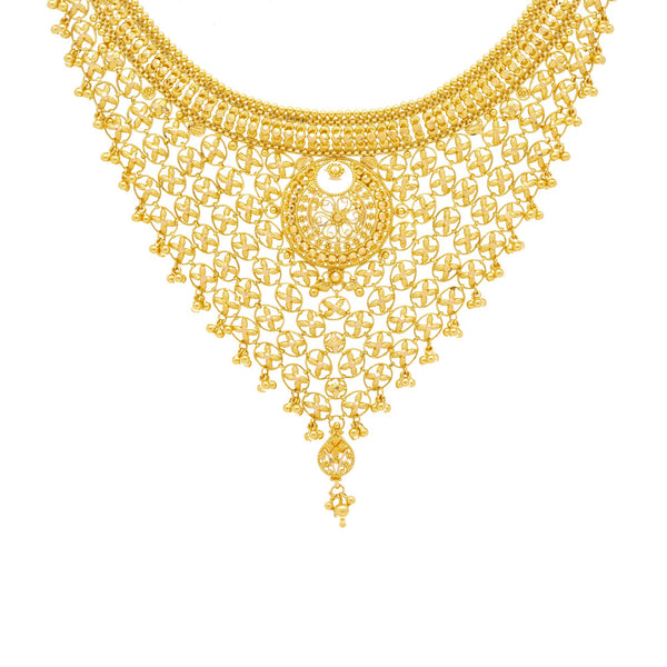 22K Gold Divya Chandelier Jewelry Set | 
The 22K Gold Divya Chandelier Jewelry Set from Virani Jewelers is perfect for your next special ...