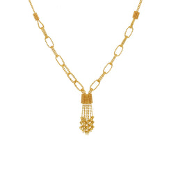 22K Yellow Gold Singapore Classic Chain W/ Length 16inches