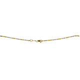 An image of the clasp on a 22K yellow and white gold Lariat necklace from Virani Jewelers | This 22K yellow and white gold set from Virani Jewelers is an exquisite way to complement any for...