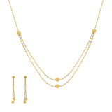 22K Yellow Gold Singapore set with Earrings | 


Give your traditional outfit the perfect accessory of this 22K yellow gold necklace with earri...