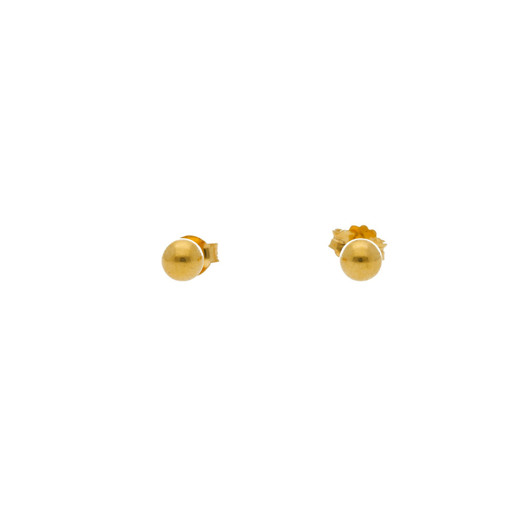 22K Yellow Gold Ball Stud Earrings, 1.6 Grams | 


Subtle and quaint in these lovely 22K yellow gold ball studs. A perfect exclamation to a muted...