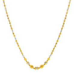 An image of the beading on the 22K Indian gold chain from Virani Jewelers.