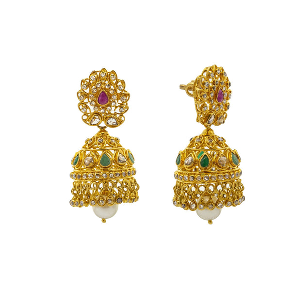 22K Gold & Uncut Diamond Chahna Jewelry Set | 


The 22K Gold and Uncut Diamond Chahna Jewelry Set is the perfect Mangalsutra jewellery set for...