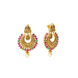 22K Gold & Gemstone Tashi Temple Set | 
The 22K Gold & Gemstone Tashi Temple from Virani Jewelers will add the glamour you need for ...