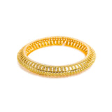 22K Yellow Gold Bangles Set of 2 W/ Open Beaded Filigree Design |  22K Yellow Gold Bangles Set of 2 W/ Open Beaded Filigree Design for women. These lovely yellow g...
