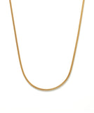 22K Yellow Gold Men's Flat Chain W/ Double Link & Ball Chain, 22 Inches | Add a hint of masculine radiance to your look with this handsome 22 inch, 22K yellow gold men’s f...