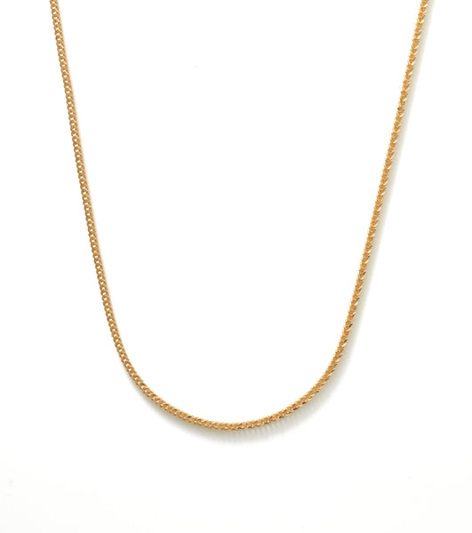 22K Yellow Gold Men's Link Chain W/ Rounded Cuban Link, 24 Inches | Add a hint of masculine radiance to your look with this handsome 24 inch 22K yellow gold men’s li...