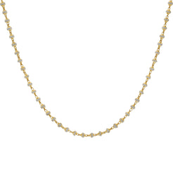 22K Yellow & White Gold Olivia Chain