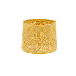 22K Gold Cuff Bangle W/ Open up Screw, 105.7gm